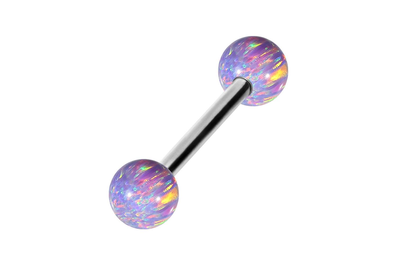 Titan Barbell Piercing SYNTHETISCHE OPALE